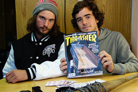 Torey and Trevor break down the new issue of the mag while camped out in an RV at Thrasher headquarters.