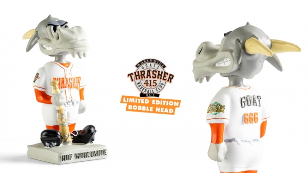 Thrasher Magazine - In the Shop: Thrasher X HUF Limited Bobblehead