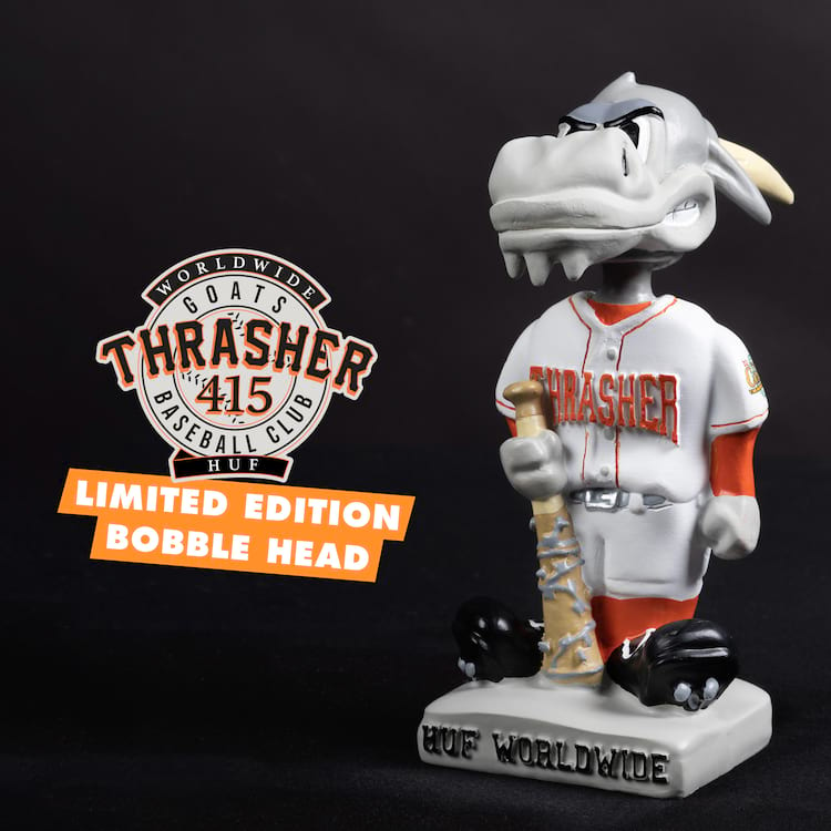 Thrasher Magazine - In the Shop: Thrasher X HUF Limited Bobblehead