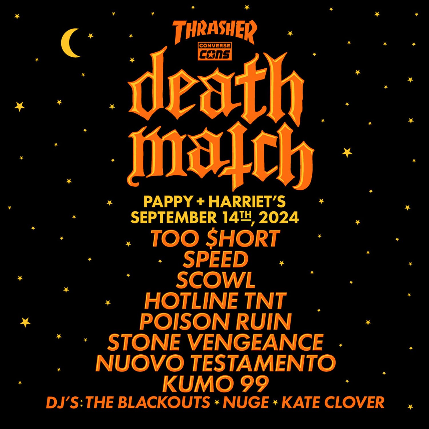 Thrasher Magazine Death Match 2024 Announcement