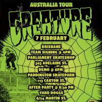 Creature&#039;s Australia Tour 2025