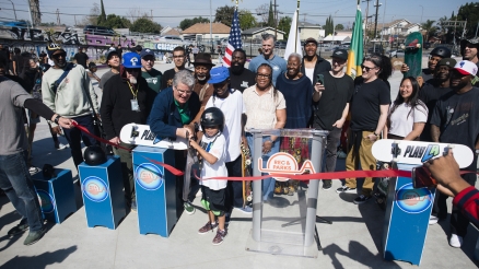 The Watts Skatepark Opening Photos