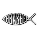 Thrasher Fish Car Emblem